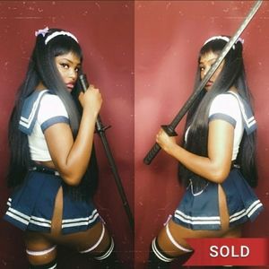 🚫𝗦𝗢𝗟𝗗🚫 Japanese Schoolgirl Mini Skirt Sailor Uniform Cosplay Costume